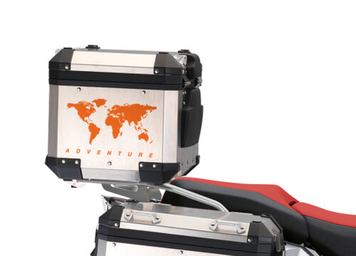 BSTI 3543 BMW R1250GS Adventure Top Box The Globe Orange Stickers Kit 03
