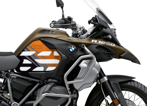 BSTI 3594 BMW R1250GS Adventure Style Ecxlusive Anniversary Limited Edition Tank Stickers Orange Black 02