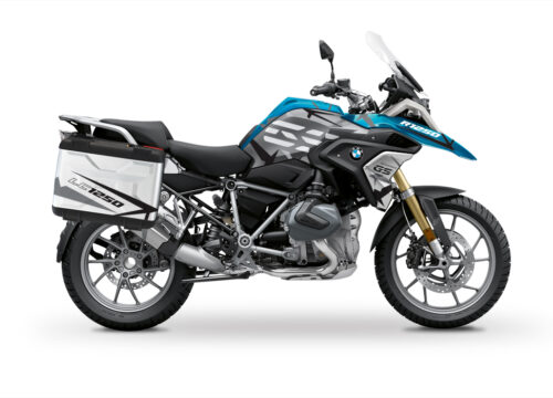 BSTI 3616 BMW R1250GS Vario Pannier Spike Grey Black Stickers Kit 01