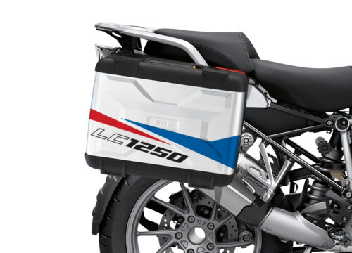 BSTI 3620 BMW R1250GS Vario Pannier Stingray Red Blue Stickers Kit 02