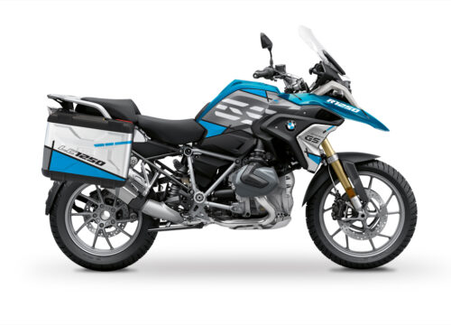 BSTI 3624 BMW R1250GS Vario Pannier Vector Light Blue Stickers Kit 01
