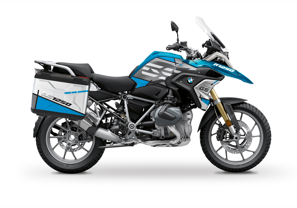 BSTI 3624 BMW R1250GS Vario Pannier Vector Light Blue Stickers Kit 01