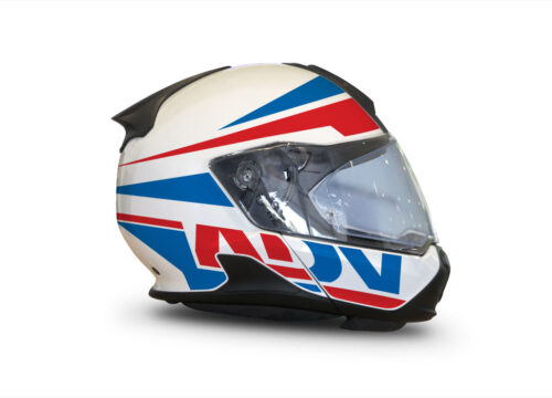 HEL 3421 BMW System 7 Light White Vivo Series Red Blue Stickers Kit 02