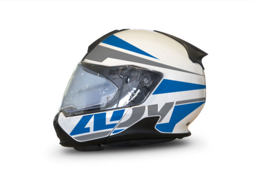 HEL 3423 BMW System 7 Light White Vivo Series Blue Grey Stickers Kit 01