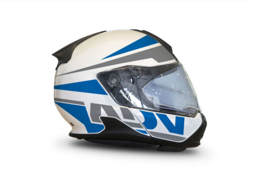 HEL 3423 BMW System 7 Light White Vivo Series Blue Grey Stickers Kit 02