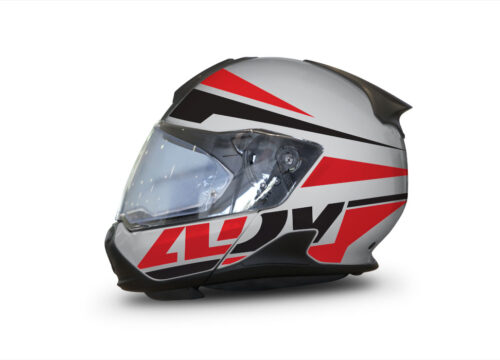 HEL 3430 BMW System 7 Silver Metallic Vivo Series Red Black Stickers Kit 01