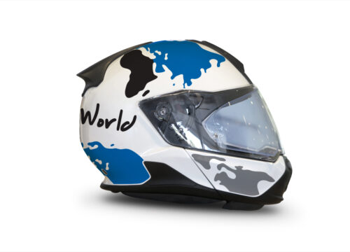 HEL 3434 BMW System 7 Light White The Globe Series Blue Grey Stickers Kit 02