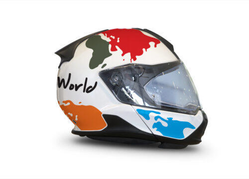 HEL 3436 BMW System 7 Light White The Globe Series Multicolour Stickers Kit 02