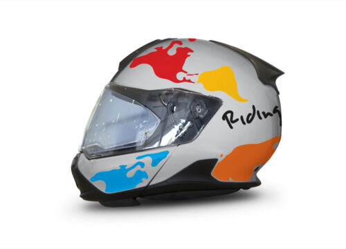 HEL 3444 BMW System 7 Silver Metallic The Globe Series Multicolour Stickers Kit 01