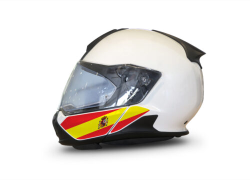 HEL 3445 BMW System 7 Light White The Flag Series Stickers Kit Spain