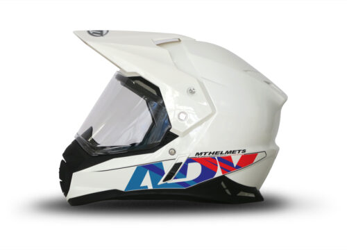 HEL 3717 MT Synchrony Duo Sport White Helmet ADV Msport Stickers Kit