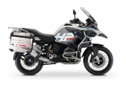 BKIT 3667 BMW R1200GS LC Adventure Alpine White HP Edition Side Tank Fender Stickers with Panniers 01