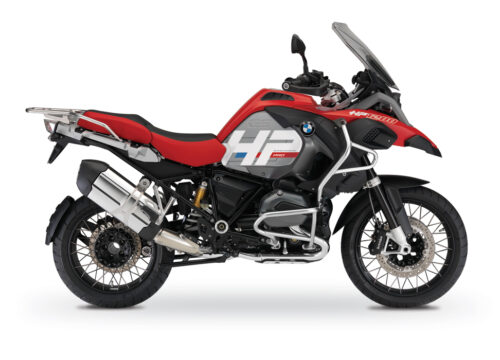 BKIT 3682 BMW R1200GS LC Adventure Racing Red HP Edition Side Tank Fender Stickers 01