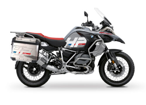 BKIT 3691 BMW R1250GS Adventure Ice Grey HP Edition Side Tank Fender Stickers with Panniers 01