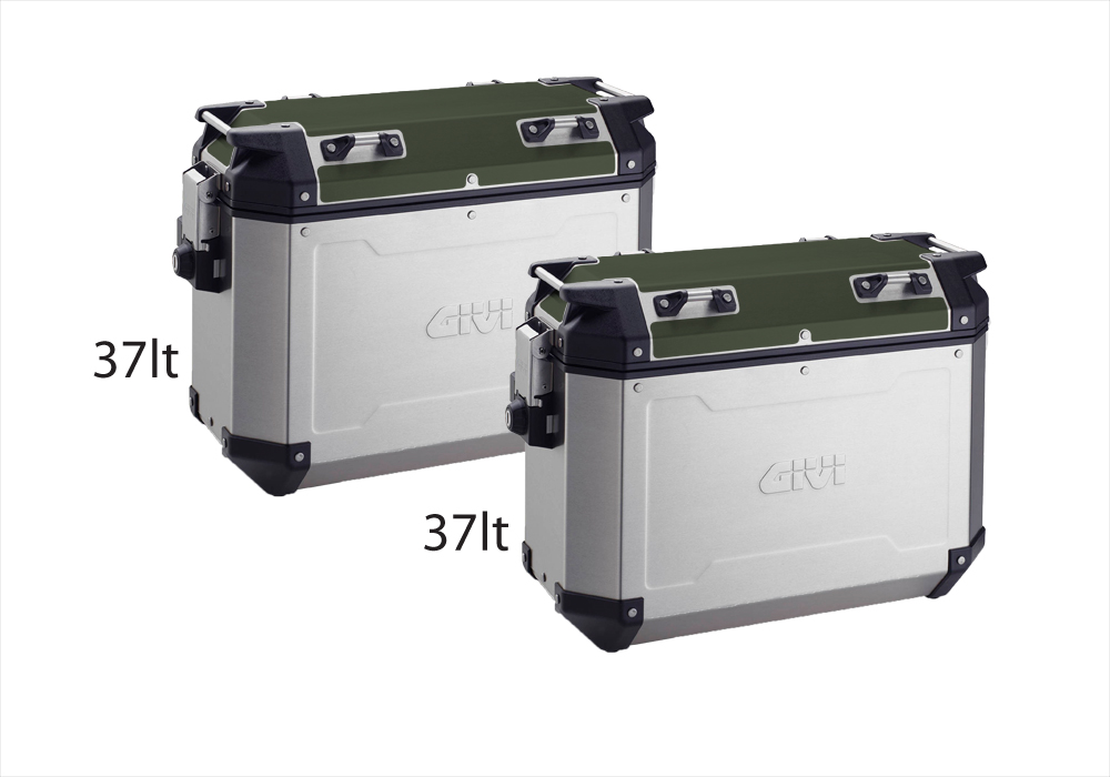 GIPRF 3722 Givi Trekker Outback OBKN 37lt37lt Panniers Heavy Duty Top Protective Film Military
