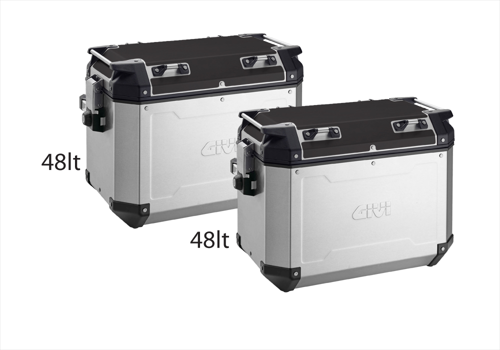 GIPRF 3722 Givi Trekker Outback OBKN 48lt48lt Panniers Heavy Duty Top Protective Film Black