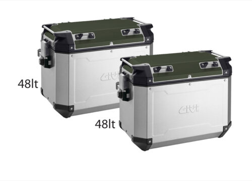 GIPRF 3722 Givi Trekker Outback OBKN 48lt48lt Panniers Heavy Duty Top Protective Film Military