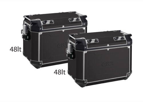 GIPRF 3723 Givi Trekker Outback OBKN 48lt48lt Panniers Protective Film Black 1