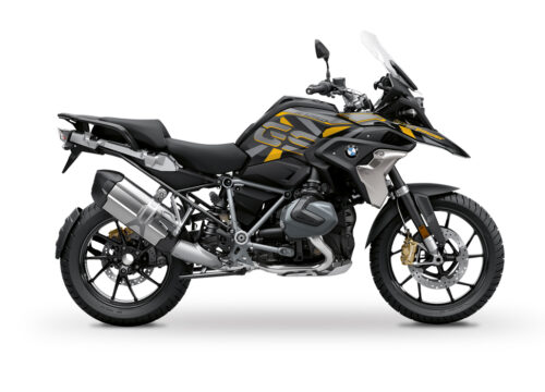 BKIT 3753 BMW R1250GS Style Exclusive Dazzle Yellow Gray Stickers Kit 01