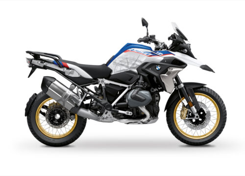 BKIT 3772 BMW R1250GS Style HP Compass V1 Grey Side Tank Stickers Kit 01