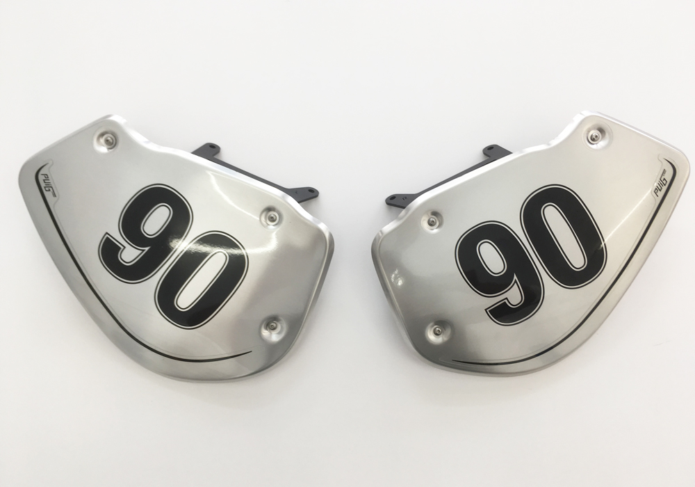 BPRF 3726 Puig BMW RnineT Alluminium Side Covers 90 Number Sticker Kit 02