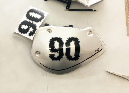 BPRF 3726 Puig BMW RnineT Alluminium Side Covers 90 Number Sticker Kit 05