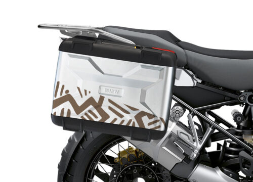 BKIT 3821 BMW Vario Panniers Massai Brown Metallic Stickers Kit 02