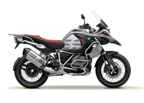 BKIT 3852 BMW R1250GS Ice Grey GS Lines Style HP Red Black 01
