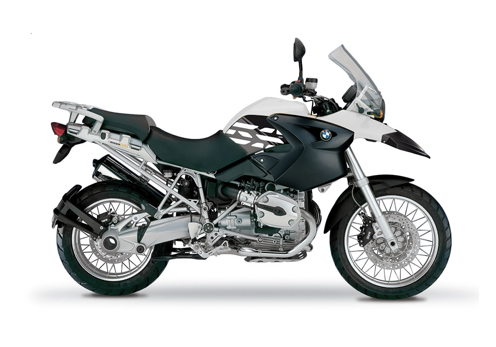 BKIT 3891 BMW R1200GS 2004 2007 Alpine White Style Anniversary LE Black 01
