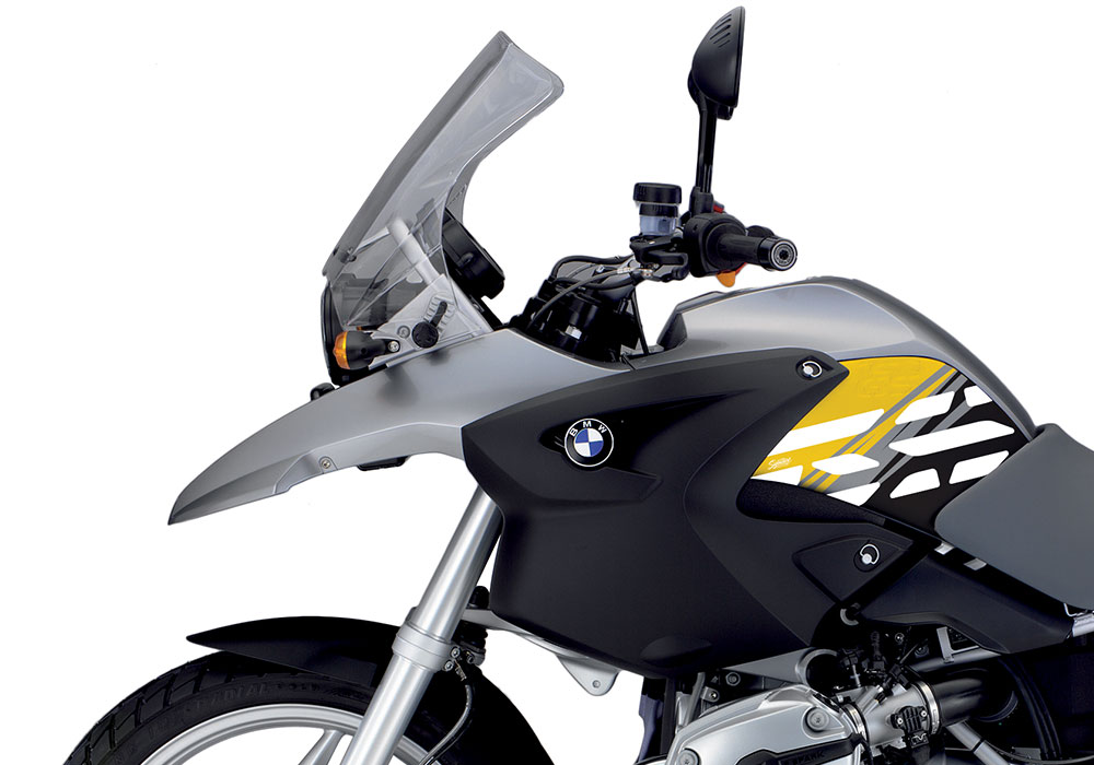 BKIT 3901 BMW R1200GS 2004 2007 Granite Grey Style Anniversary LE Yellow 02