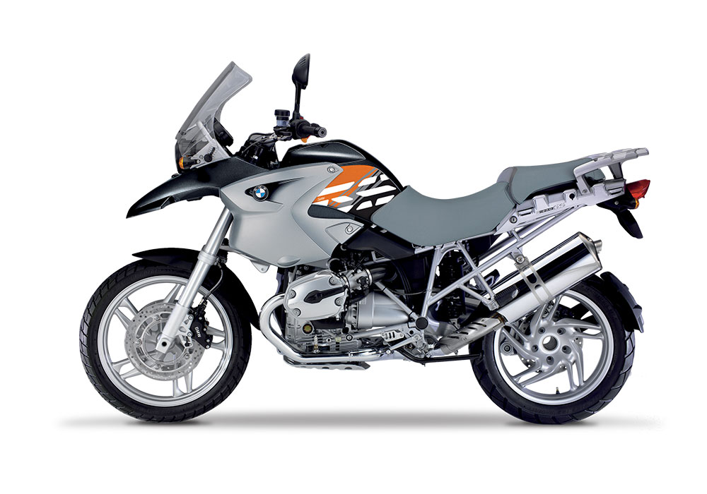 BKIT 3904 BMW R1200GS 2004 2007 Night Black Style Anniversary LE Orange 01