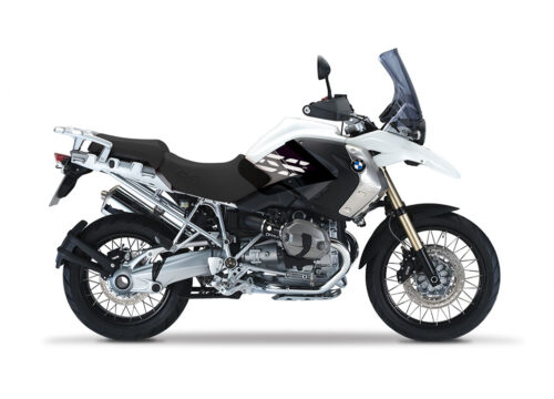 BKIT 3915 BMW R1200GS 2008 2012 Alpine White Style Anniversary LE Black Stickers