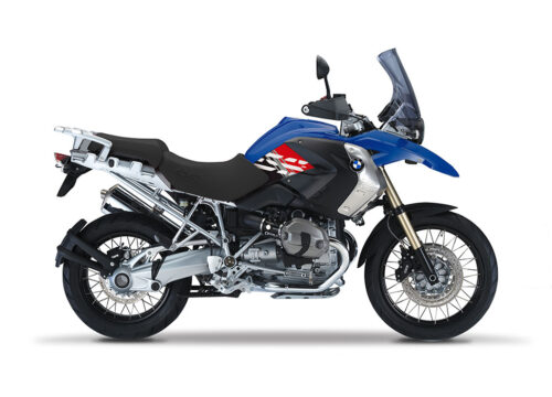 BKIT 3919 BMW R1200GS 2008 2012 Bright Blue Style Anniversary LE Red Stickers