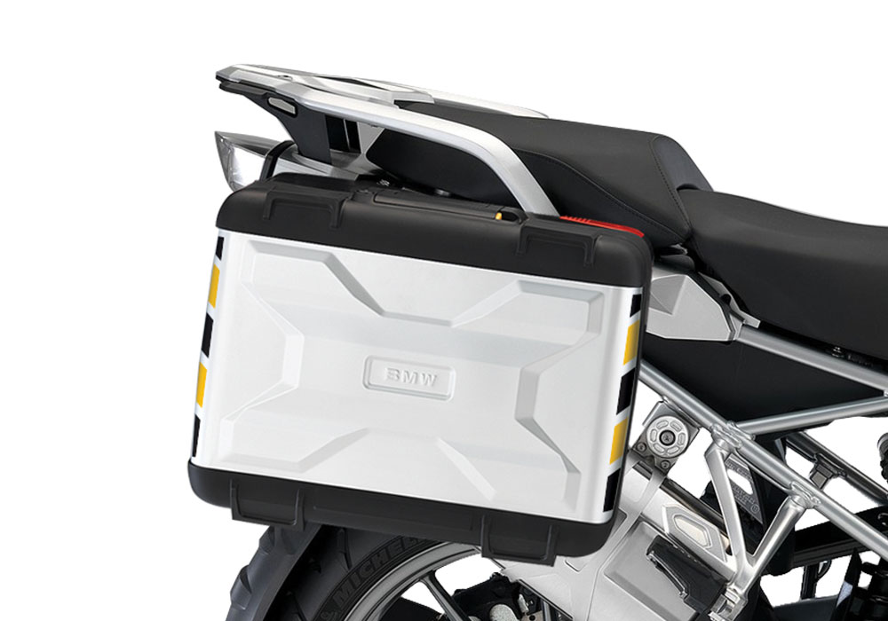 BSTI 3877 BMW Vario Side Panniers Black Yellow Reflective Stripes 02