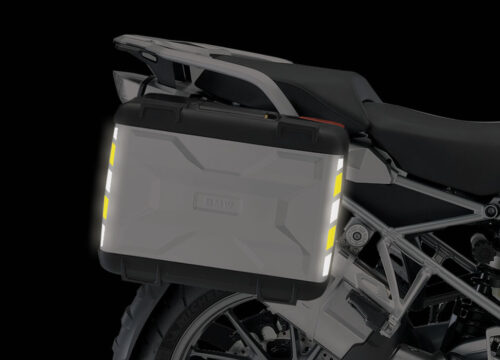 BSTI 3877 BMW Vario Side Panniers Black Yellow Reflective Stripes 04
