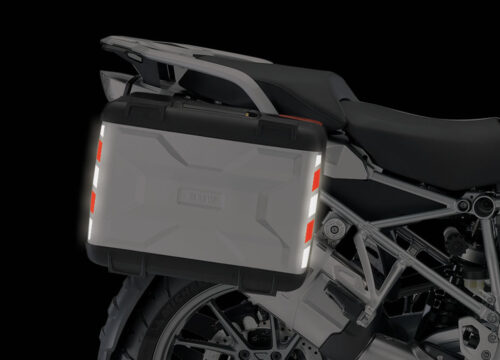 BSTI 3880 BMW Vario Side Panniers Black Red Reflective Stripes 04