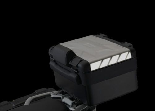 BSTI 3882 BMW Vario Top Box Black White Reflective Stripes 02