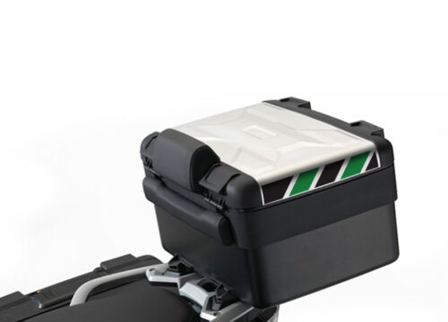 BSTI 3883 BMW Vario Top Box Black Green Reflective Stripes