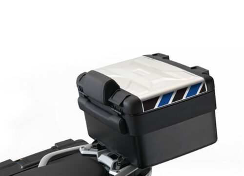 BSTI 3885 BMW Vario Top Box Black Blue Reflective Stripes 01