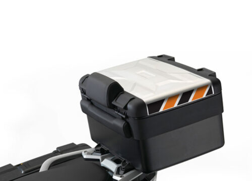 BSTI 3886 BMW Vario Top Box Black Orange Reflective Stripes 01