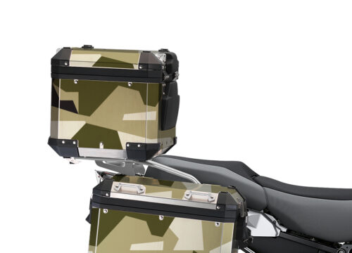BSTI 3933 BMW R1250GS Adventure Top Box M90 Camo Military Full Wrap Stickers Kit 01