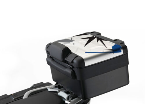 BKIT 4004 Vario Top Box Safari Spike Blue Black Grey Stickers Kit