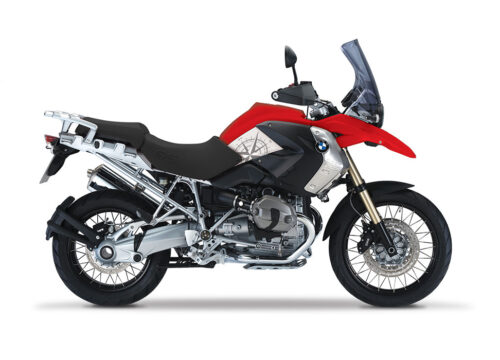 BSTI 3980 BMW R1200GS 2008 2012 Magna Red Compass Series Stickers
