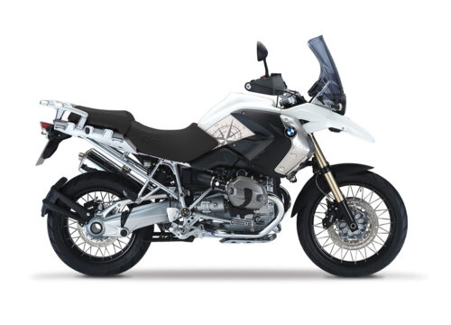 BSTI 3981 BMW R1200GS 2008 2012 Alpine White Compass Series Stickers