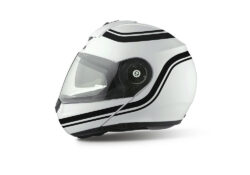 HEL 3996 Shuberth C3 Pro White Retroline V6 Black Stickers