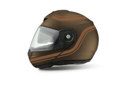 HEL 4002 Shuberth C3 Pro Mettal Retroline V6 Brown Metallic Stickers