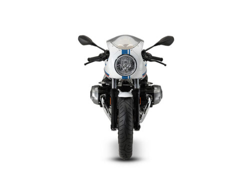 BKIT 4027 BMW R nineT Racer Full Double Stripes Stickers front Cobalt Blue