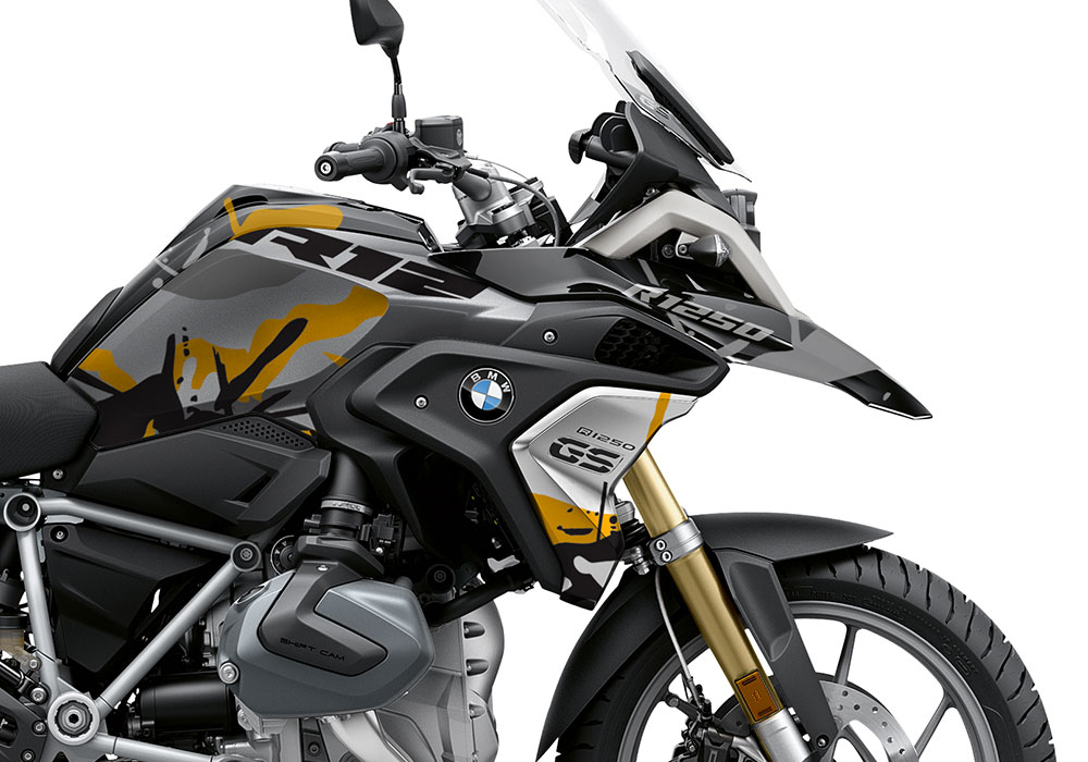 BKIT 4043 BMW R1250GS Black Storm Safari Yellow Stickers 02 1