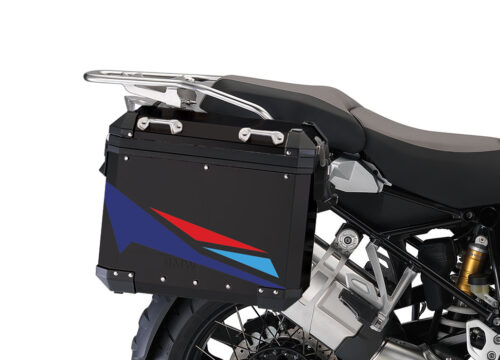 BSTI 4057 BMW Aluminum Panniers Black Alive Series Blue Red light Blue 02