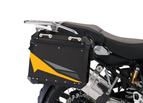 BSTI 4059 BMW Aluminum Panniers Black Alive Series Yellow Grey Silver 02